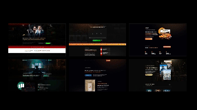 Portfólio de LP descendo no hover