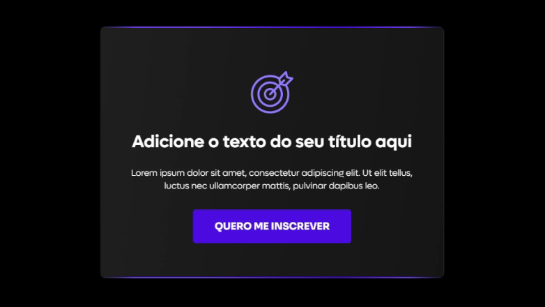 Borda com gradiente transparente para cor - Topo e Fundo